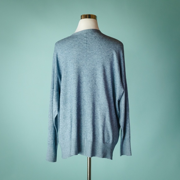 Tricot Alexander Wang M Blue Merino Wool Sweater - Picture 6 of 8